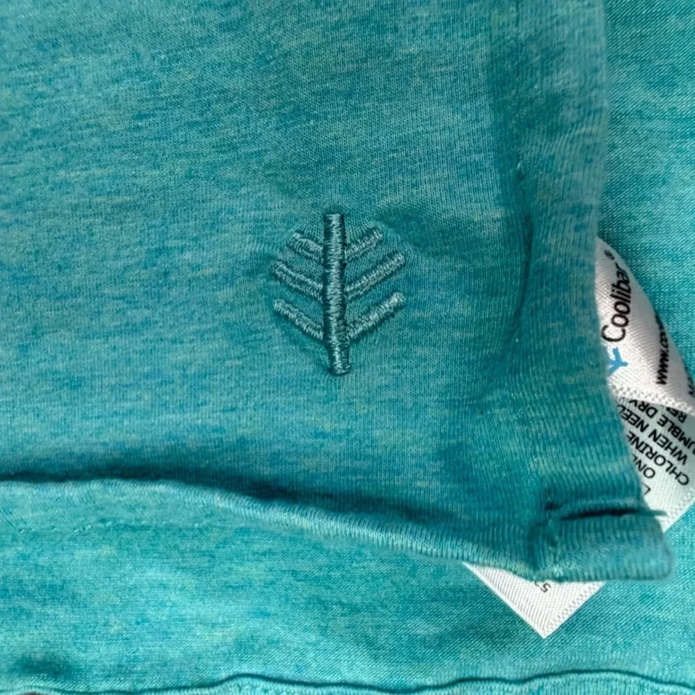Coolibar The Sanibel Everyday Beach Shawl Womens OS Blue Heather Cozy UPF 50+